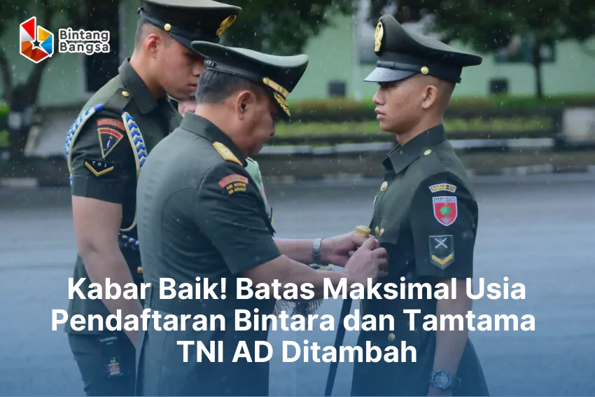 Batas Usia Pendaftaran TNI AD